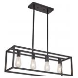 FARMHOUSE RECTANGLE CHANDELIERS FOR DINING ROOMS,