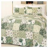 CMFSHAPE SUMMER FLORAL OVERSIZED KING QUILTED BEDS