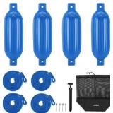 AFFORDURA BOAT FENDER 4 PACK BOAT BUMPERS FENDERS