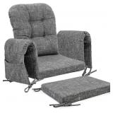 SINOSSO GLIDER ROCKER CUSHION SET (5 PCS), SOFT BL