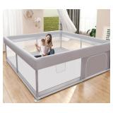 HIAKSEDT BABY PLAYPEN 50X50 INCH, PLAY PENS FOR BA