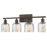 $110 ZEYU 4 LIGHT FIXTURES FOR BATHROOM ABOVE MIRR