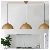 $160 PENDANT LIGHTS KITCHEN ISLAND, 3-PACK DOME PE