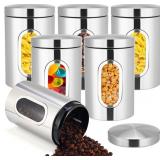 ZOPEAL 6 PACK ORIGINAL CANISTERS SETS FOR KITCHEN