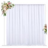 WOKCEER 10 FT BACKDROP STAND HEAVY DUTY PIPE AND D