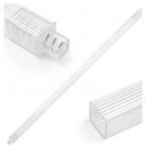 IWIWE 24 INCH CLEAR SQUARE TOWEL BAR REPLACEMENT R