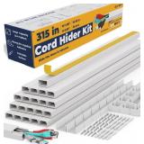 CORD HIDER, WIRE COVER, CORD COVERS WALL MOUNTED T