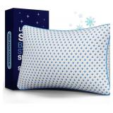 MEMORY FOAM PILLOW   ADJUSTABLE LOFT COOLING PILLO