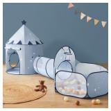 TINY LAND 3-IN-1 BABY TUNNEL FOR TODDLERS WITH BAL