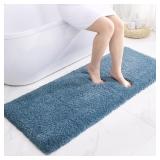 DISOLLA BLUE BATHROM RUNNER RUG 24X59 - LARGE SOFT