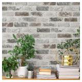 GUVANA 17.3' 197' BRICK PEEL AND STICK WALLPAPER G