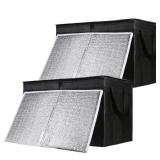 CIVJET 2-PACK INSULATED FOOD DELIVERY BAG WITH HAR
