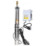 $140 4' DEEP WELL SUBMERSIBLE PUMP, 1/2 HP, 110V,