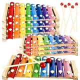 8 SETS WOOD XYLOPHONE FOR KIDS MUSICAL TOY INSTRUM