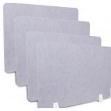 4 PACK ACOUSTIC DESK PANEL PRIVACY DESK DIVIDERS 1