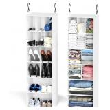 SPACEAID 2 PACK HANGING CLOSET ORGANIZER AND STORA
