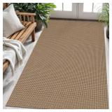KOZYFLY WASHABLE AREA RUG 4X6 FT NON SLIP RUBBER B