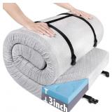 MEMORY FOAM CAMPING MATTRESS PAD 3 INCH THICK, POR