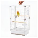 24' PORTABLE DOUBLE-LAYER BIRD CAGE, TRAVEL PARROT
