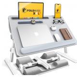 FOLDWISE 2-IN-1 LAP & BED DESK WITH SOFT CUSHIONS