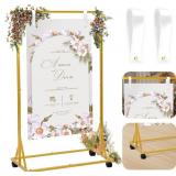 HEAVY DUTY WEDDING SIGN HOLDER, ADJUSTABLE WELCOME