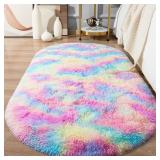 SOFTLIFE FLUFFY RUGS FOR BEDROOM, SHAG CUTE AREA R