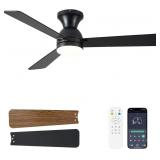 CEILING FANS WITH LIGHTS, 48 INCH LOW PROFILE CEIL