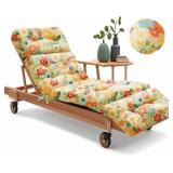 OUTDOOR CHAISE LOUNGE CHAIR CUSHION 75.1 X 22.8 X