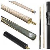 HOMESEASON SNOOKER CUE STICK 18OZ 1/2 JOINTED 57IN