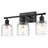 ZEYU BATHROOM BLACK VANITY LIGHT, 21' BLACK BATHRO