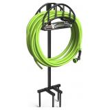 GARDEN HOSE HOLDER - UPGRADED METAL REEL WITH TOOL