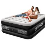 CHERIMOR QUEEN AIR MATTRESS WITH BUILT-IN PUMP, 18