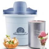ELITE GOURMET 4QT ELECTRIC ICE CREAM MAKER EIM350