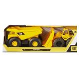 CAT CONSTRUCTION TOYS, TOUGH RIGS 15' DUMP TRUCK &