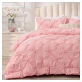BEDELITE PINK QUEEN COMFORTER SET - 3 PIECES BOHO