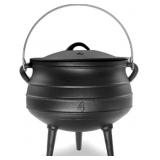 $130 CUISILAND 10QT CAST IRON POTJIE CAULDRON POT