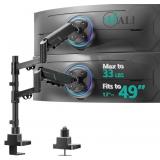 WALI VERTICAL DUAL MONITOR MOUNT FOR 17-49 INCH UL
