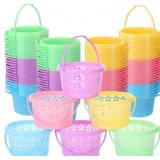 HAVAWISH EASTER BASKETS BULK WITH HANDLE SMALL COL