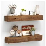 WALL FLOATING SHELVES, RUSTIC WOOD WALL SHELF HAND