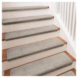 $140 PURE ERA CARPET STAIR TREADS ULTRA PLUSH 9.5'
