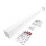 3 IN. X 3 IN. X 48 IN. WHITE POWDER COATED ALUMINU