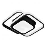 10.62 IN. 1-LIGHT BLACK MODERN GEOMETRIC DESIGN SE
