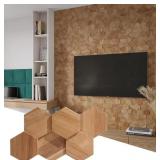$140 WALL!SUPPLY 3D WALL PANELS   RECLAIMED HEXAGO