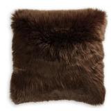BELLETHRONE BROWN SOLID POLYESTER 20 IN. L X 20 IN