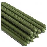 5 FT. STURDY STEEL GARDEN STAKES PLASTIC COATED PL
