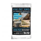 STAY PUT SLIP RESISTANT DROPCLOTH 9X12
