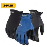 1 LOT OF 4-X-LARGE UTILITY WORK GLOVES (3 PACK )