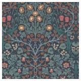 $128 WILLIAM MORRIS AT HOME BLACKTHORN NAVY WALLPA