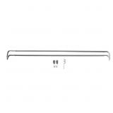 48 IN. - 84 IN. HEAVY DUTY DOUBLE CURTAIN ROD IN W