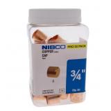 3/4 IN. X 3/4 IN. COPPER TUBE CAP FITTING PRO PACK